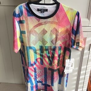 Cult of Individuality Colorful Mesh Tee